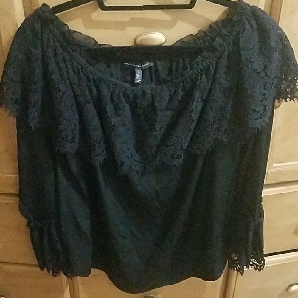 Lace long sleeve top